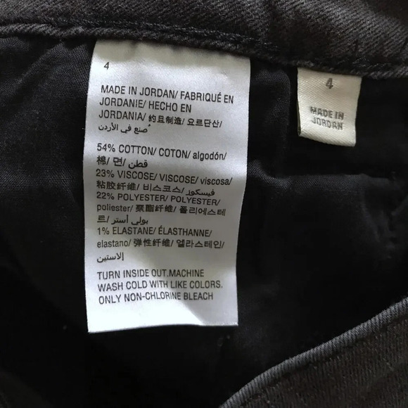 Style & Co. NWT Dark Grey Slim Leg Jeans Women 4 - Picture 12 of 13